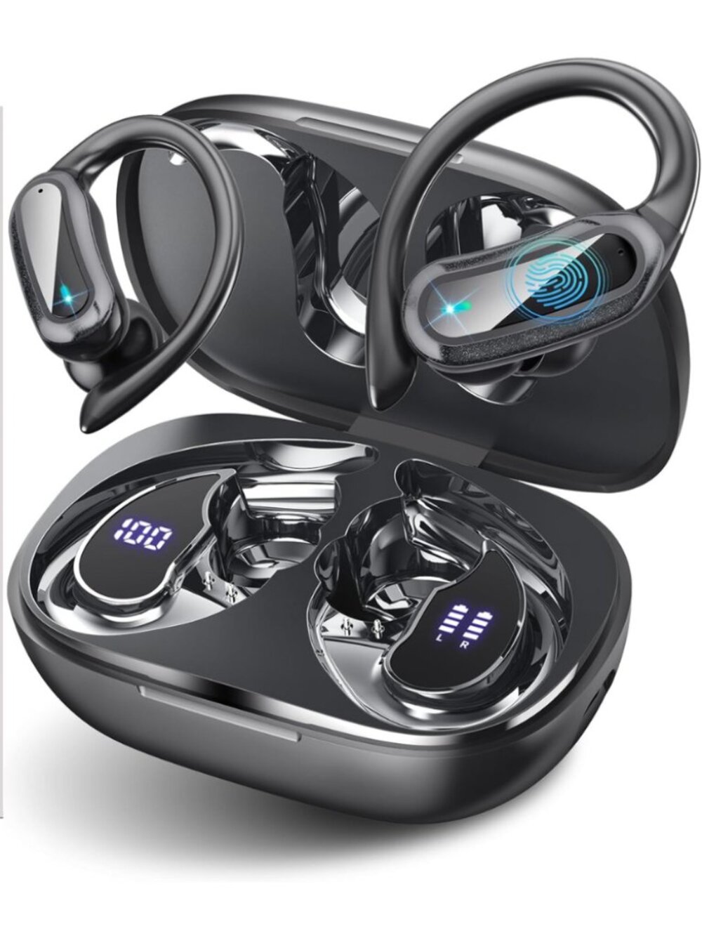 Bluetooth 5.4 Wireless Earbuds 54H Playtime IPX7 Noise Cancelling